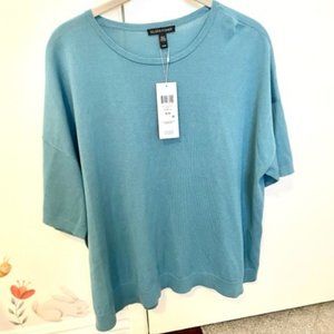 NWT Eileen Fisher Tencel Stretch Top, Size M